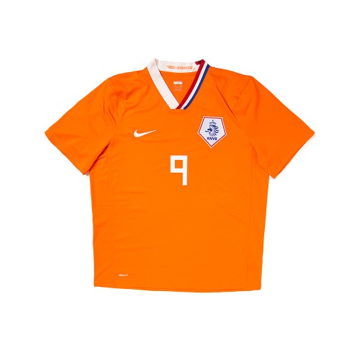 Holland 2008-2010 HOME S/S XL #9 V.NISTELROOY